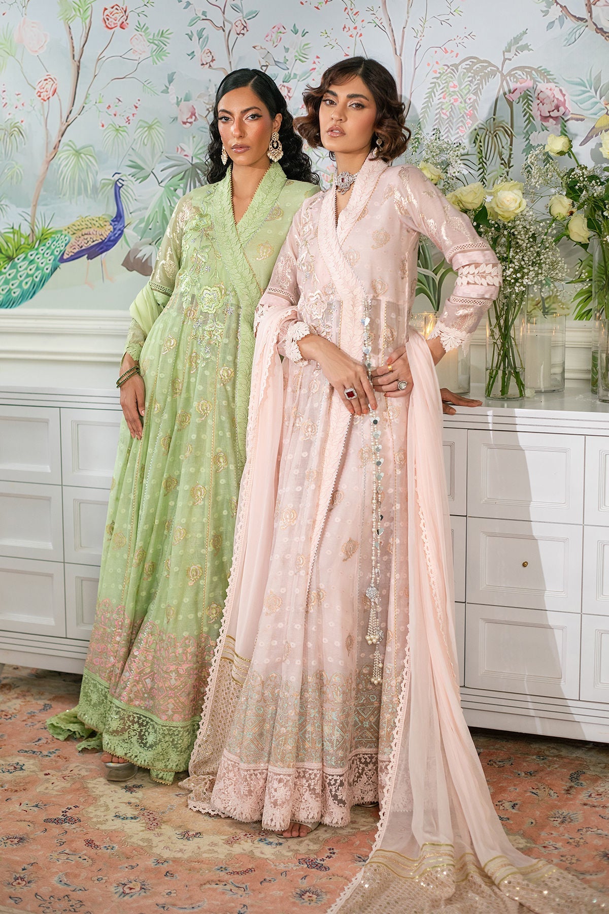 Annus Abrar | Sehr Eid Luxe | Nadi Blush - Official Annus Abrar - Agha Fabrics UK