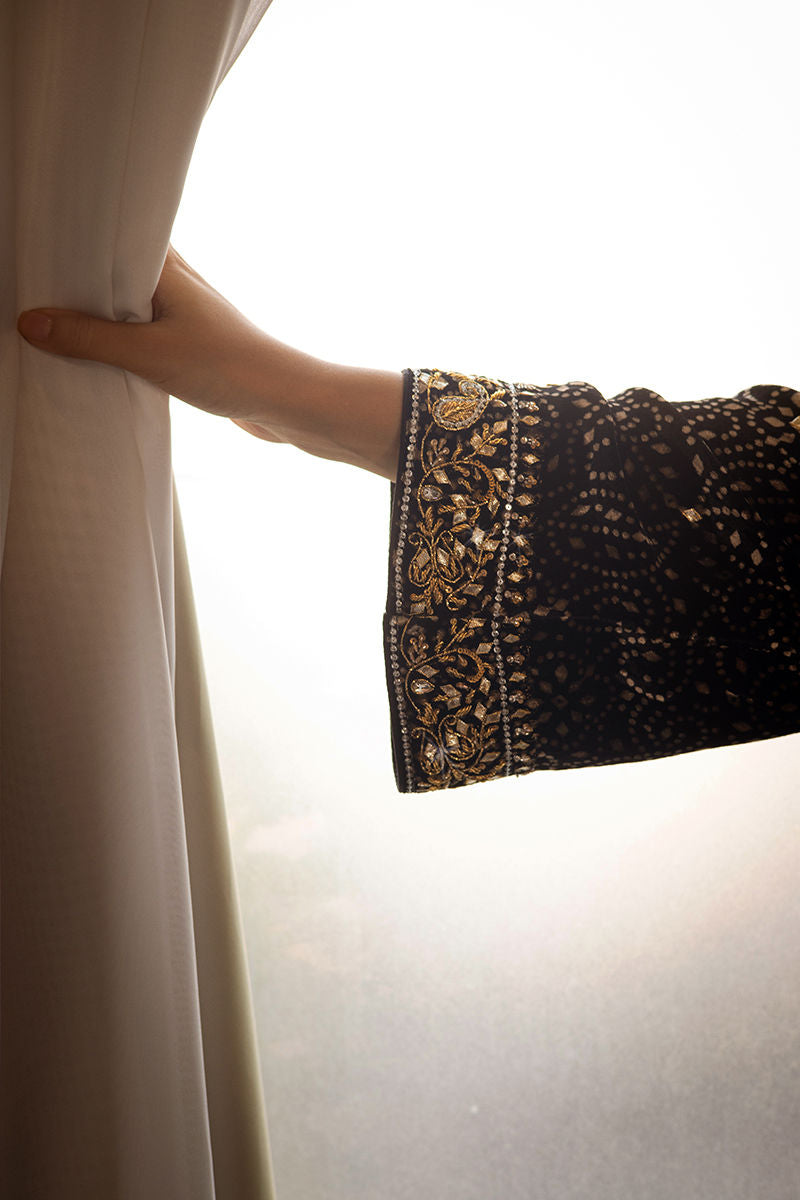 Ansab Jahangir | Bow Velvet Edit | ADELE - Official Ansab Jahangir - Agha Fabrics UK