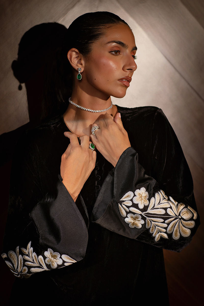 Ansab Jahangir | Bow Velvet Edit | AUDREY - Official Ansab Jahangir - Agha Fabrics UK