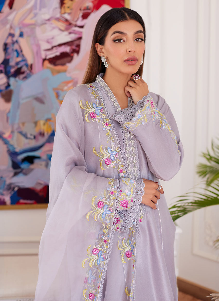 Farah Talib Aziz | Luna Eid Collection 24 | ODETTE SILVER GREY