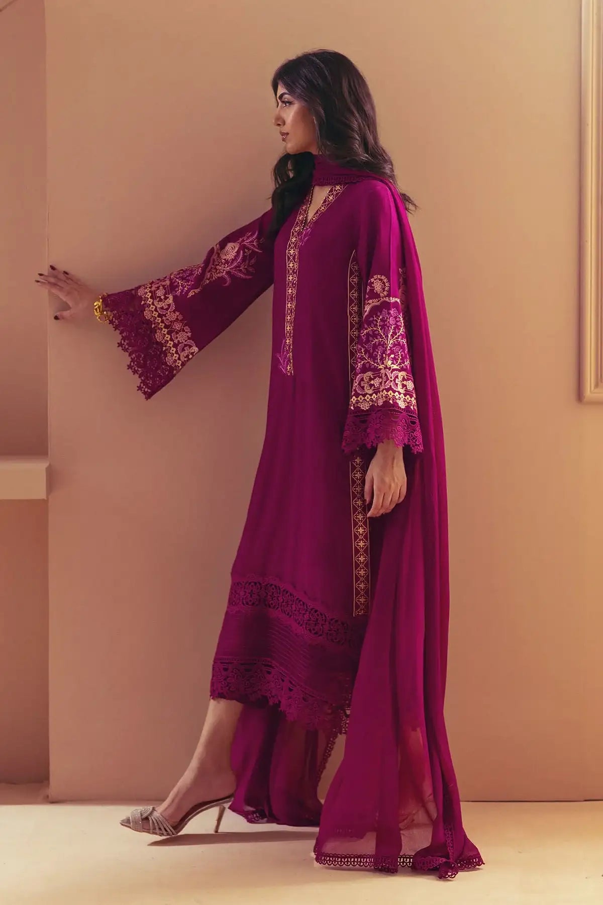 Annus Abrar | Eid Elemental Festive | Mersana - Official Annus Abrar - Agha Fabrics UK