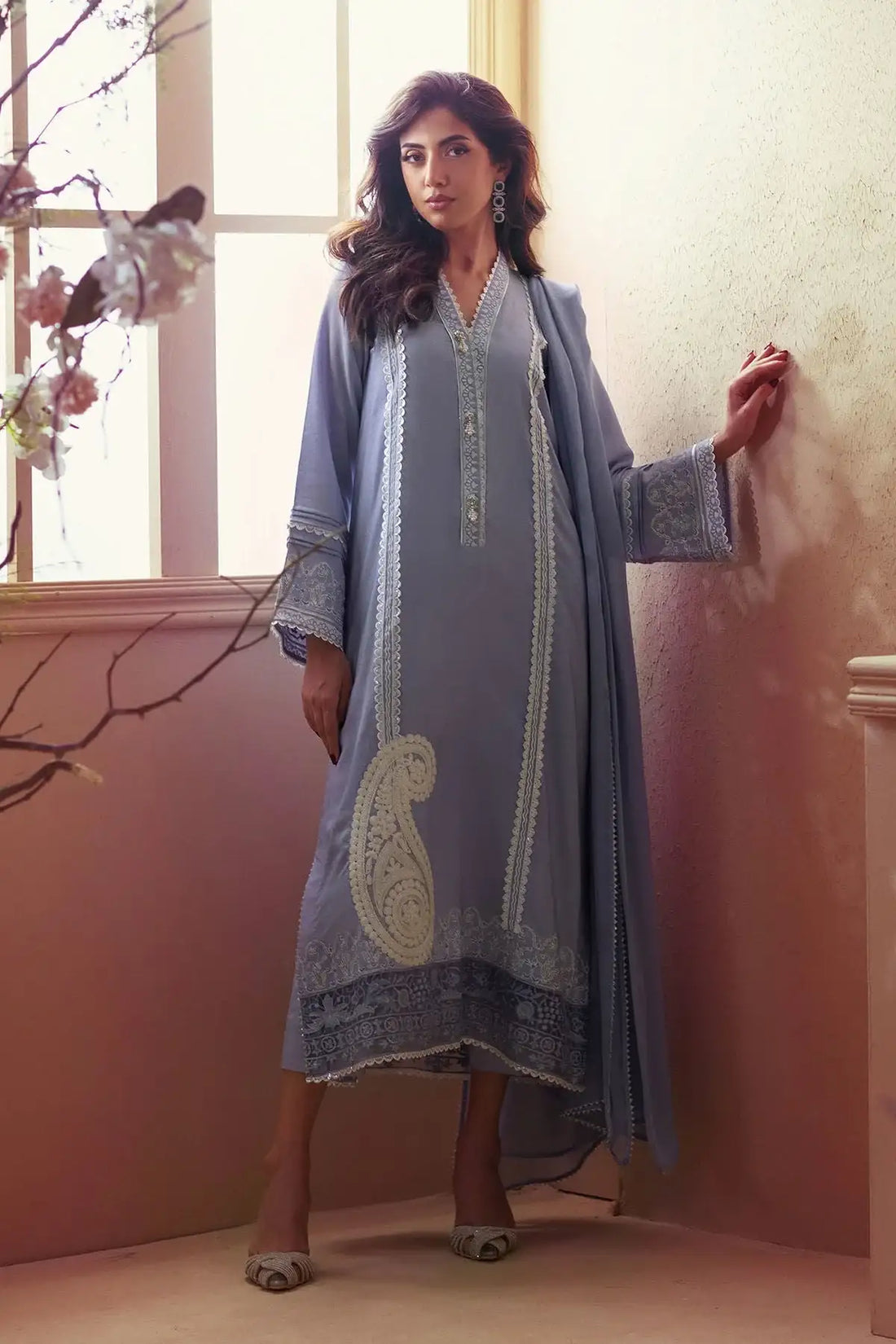 Annus Abrar | Eid Elemental Festive | Cyrene - Official Annus Abrar - Agha Fabrics UK