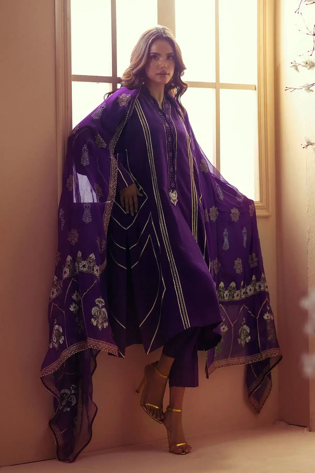 Annus Abrar | Eid Elemental Festive | Elaheh - Official Annus Abrar - Agha Fabrics UK