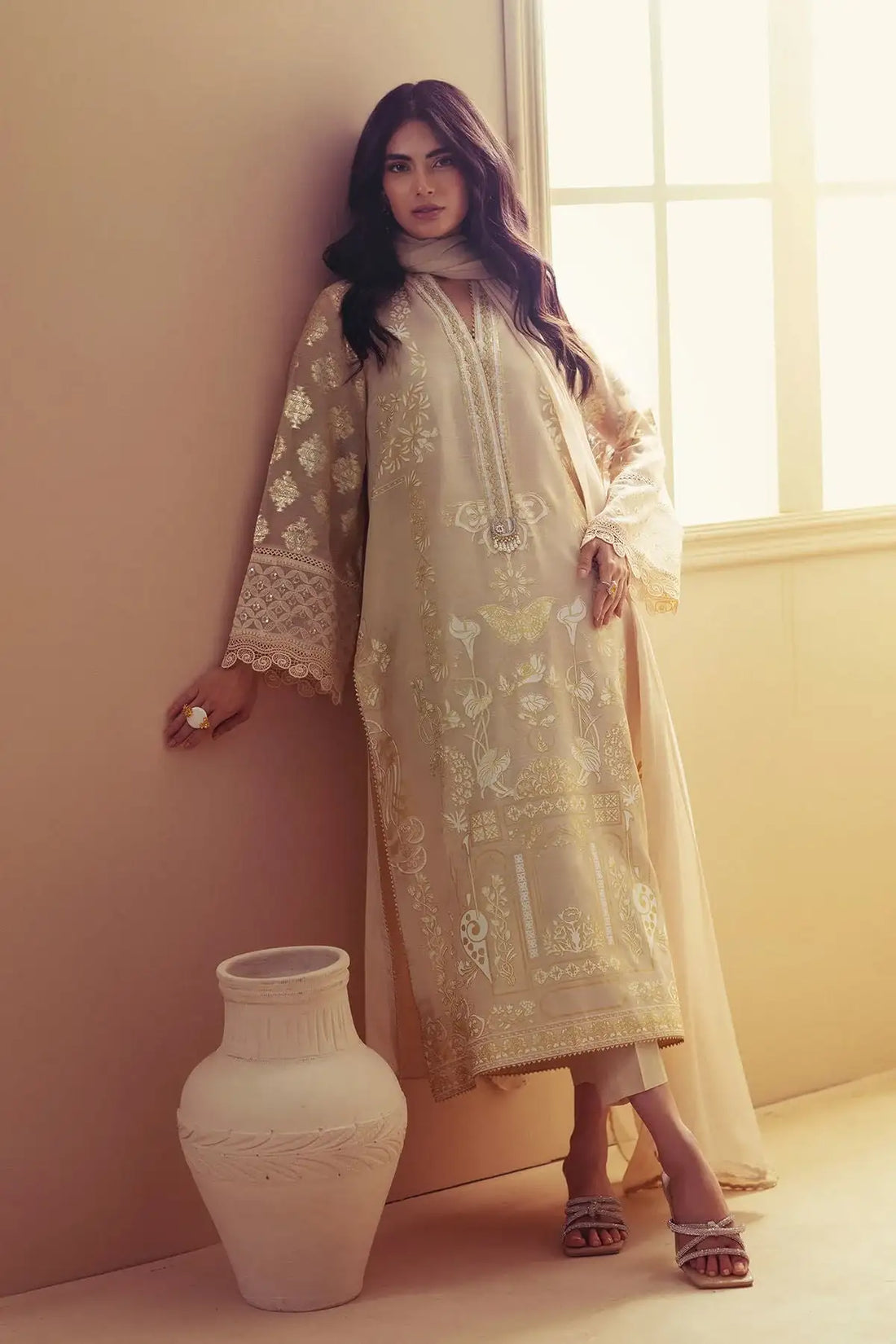 Annus Abrar | Eid Elemental Festive | Negar - Official Annus Abrar - Agha Fabrics UK