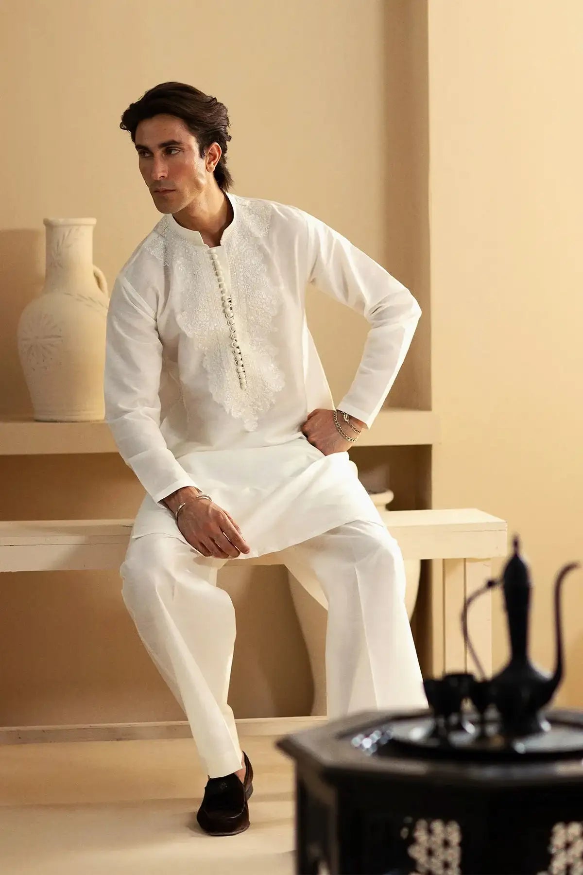 Annus Abrar | Eid Elemental Festive | Behrang - Official Annus Abrar - Agha Fabrics UK