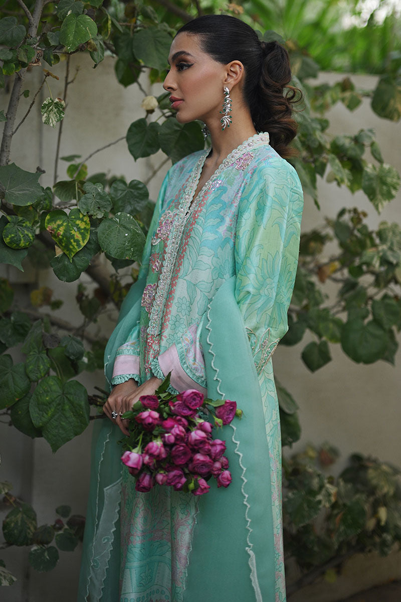 Ansab Jahangir | Secrets and Silk Eid Edit Silks 25 | Brreza Shirt and Dupatta