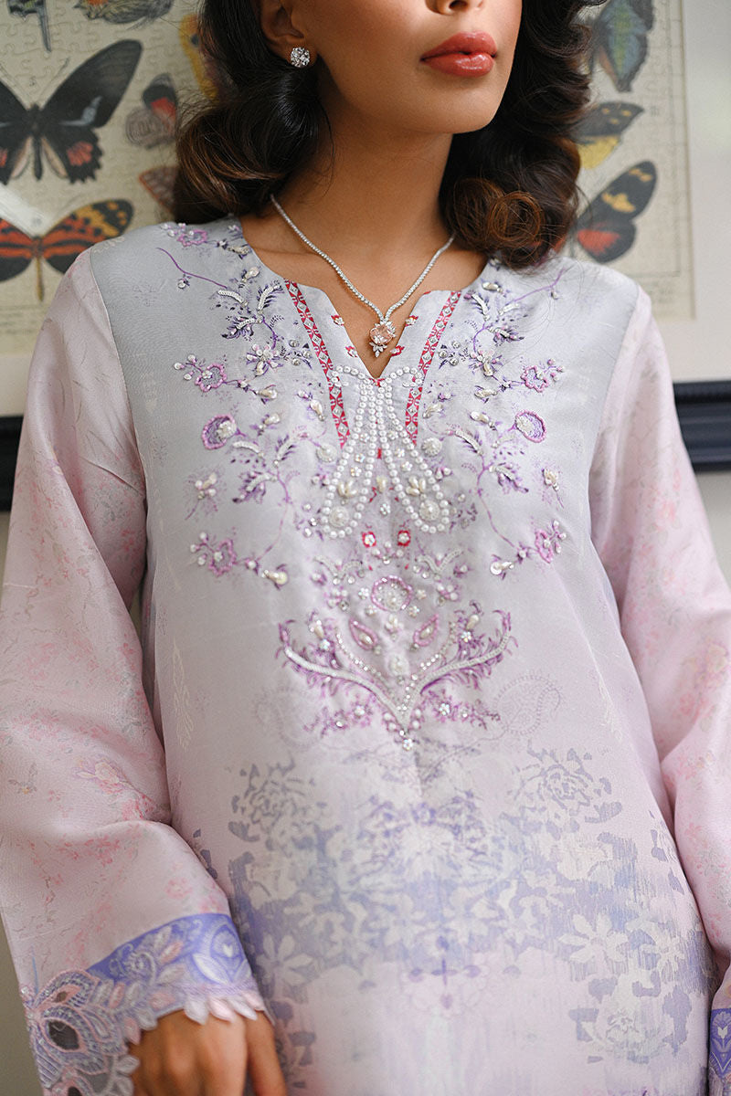 Ansab Jahangir | Secrets and Silk Eid Edit Silks 25 | Marisca Shirt and Dupatta