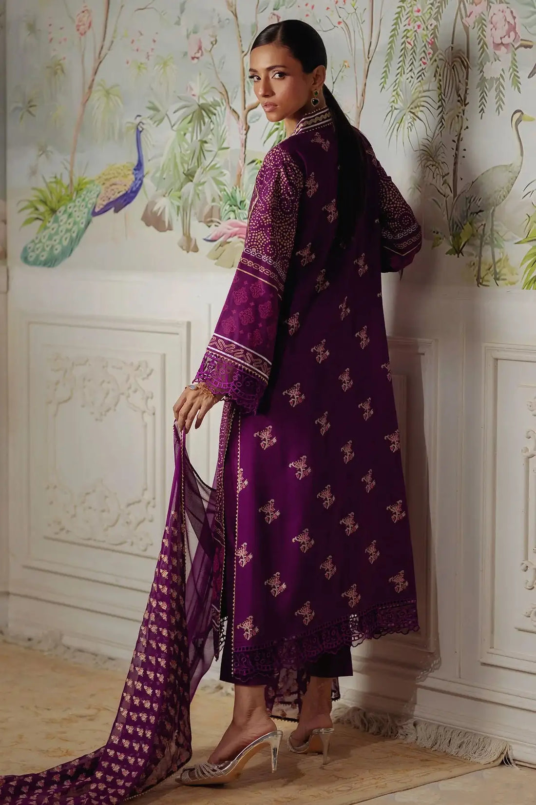 Annus Abrar | Elemental Festive | Hurmia (Shirt, Pants and Dupatta) - Official Annus Abrar - Agha Fabrics UK