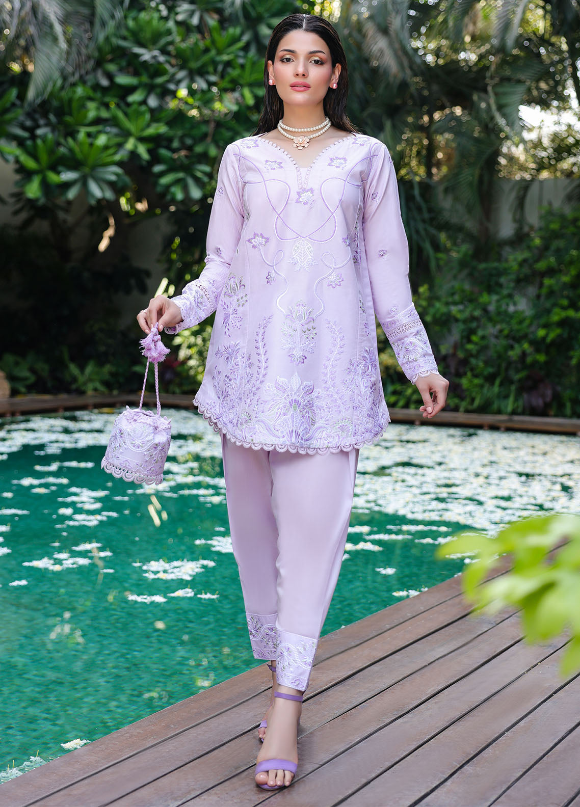 Sahane | Lovent Embroidered Pret 25 | ME23008 Lily