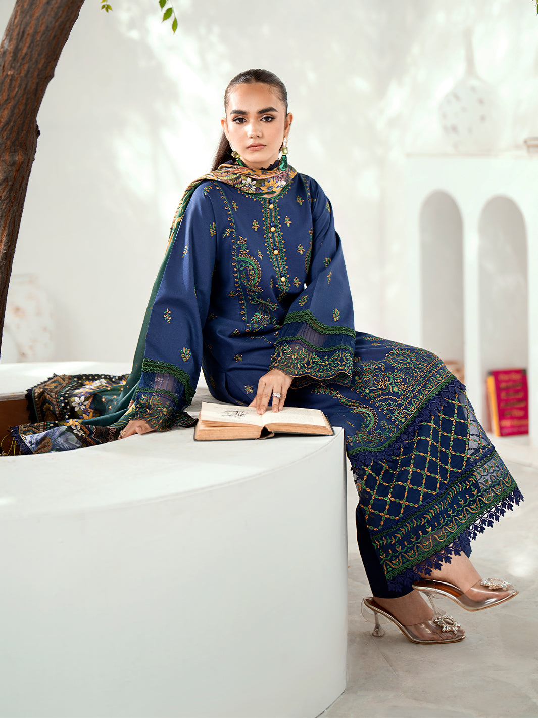 Bin Ilyas | Diara Winter 24 | 302-A - Official Bin Ilyas - Agha Fabrics UK