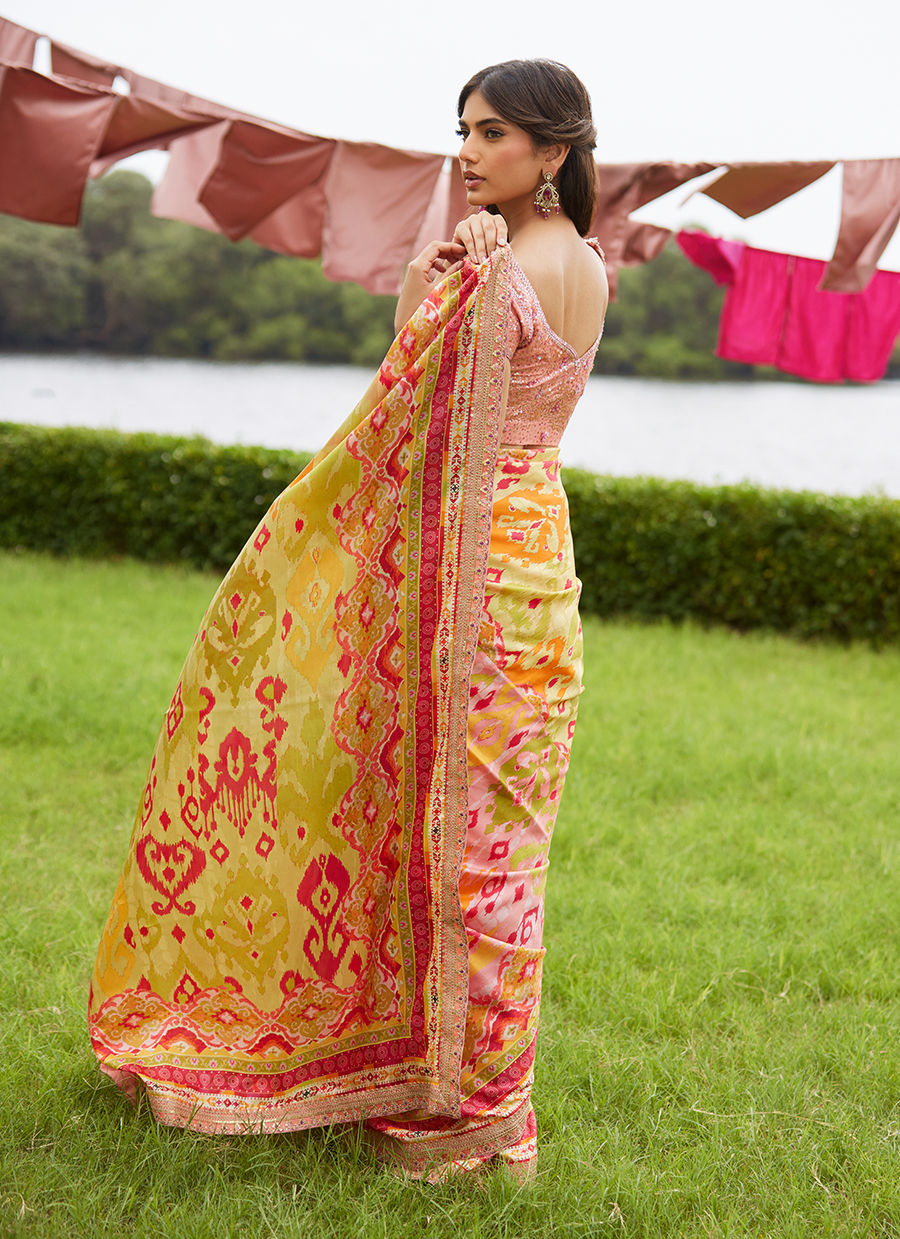 Farah Talib Aziz | Mayna Festive Luxe Pret | Rang Saree - Official Farah Talib Aziz - Agha Fabrics UK