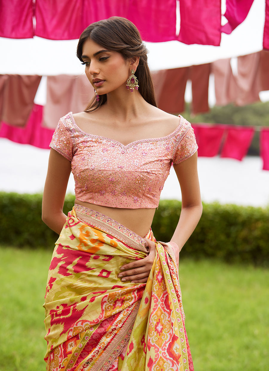 Farah Talib Aziz | Mayna Festive Luxe Pret | Rang Saree - Official Farah Talib Aziz - Agha Fabrics UK