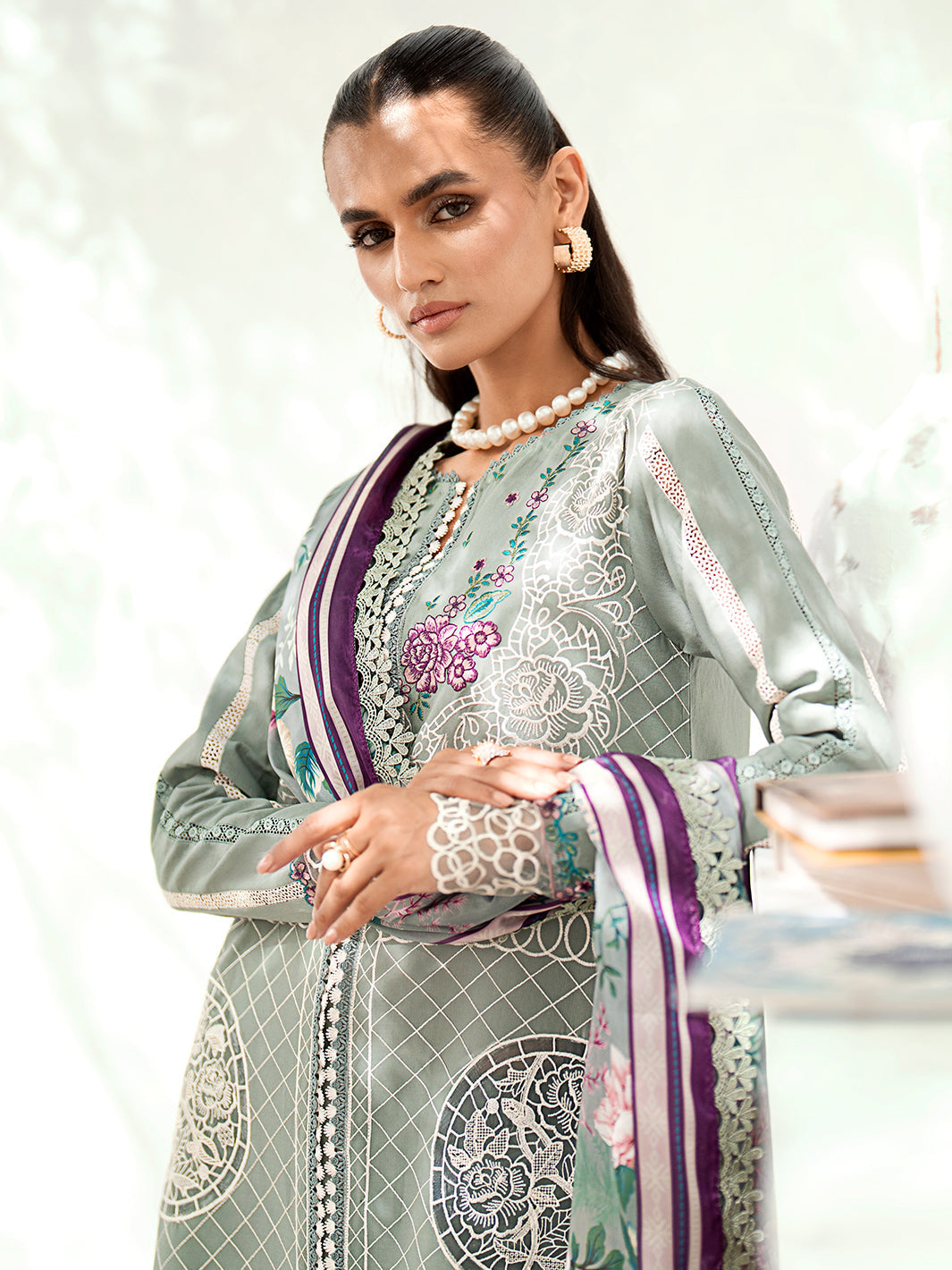 Bin Ilyas | Diara Winter 24 | 307-A - Official Bin Ilyas - Agha Fabrics UK