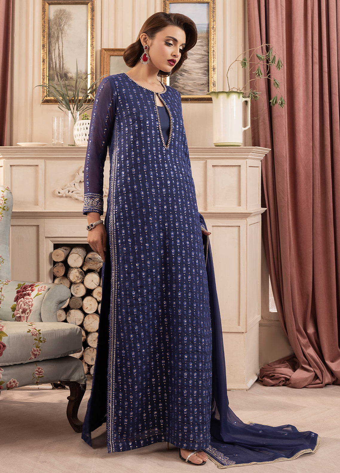 Sahane | Elyssa Festive Chiffon | CT-19002 Elle - ELYSSA