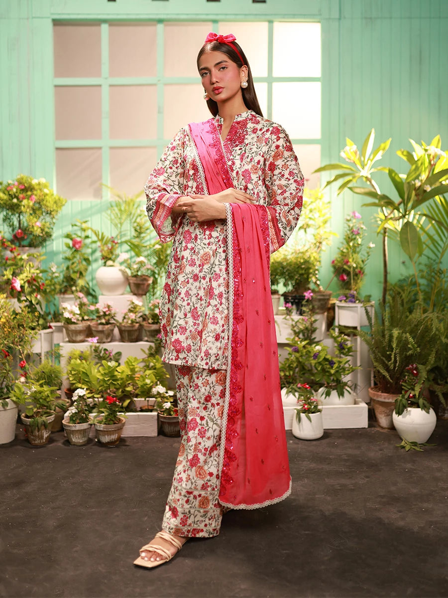Salitex | Izel Lawn 24 | LUXURY LAWN EMBROIDERED SUIT