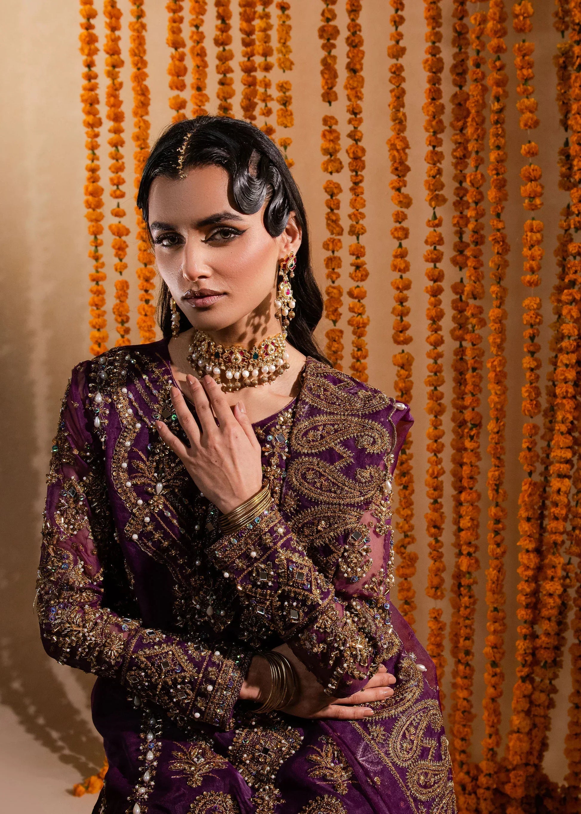 Maria Osama Khan | Sajni Wedding Festive | Yashfa -  Maria Osama Khan Bridal -  Agha Fabrics