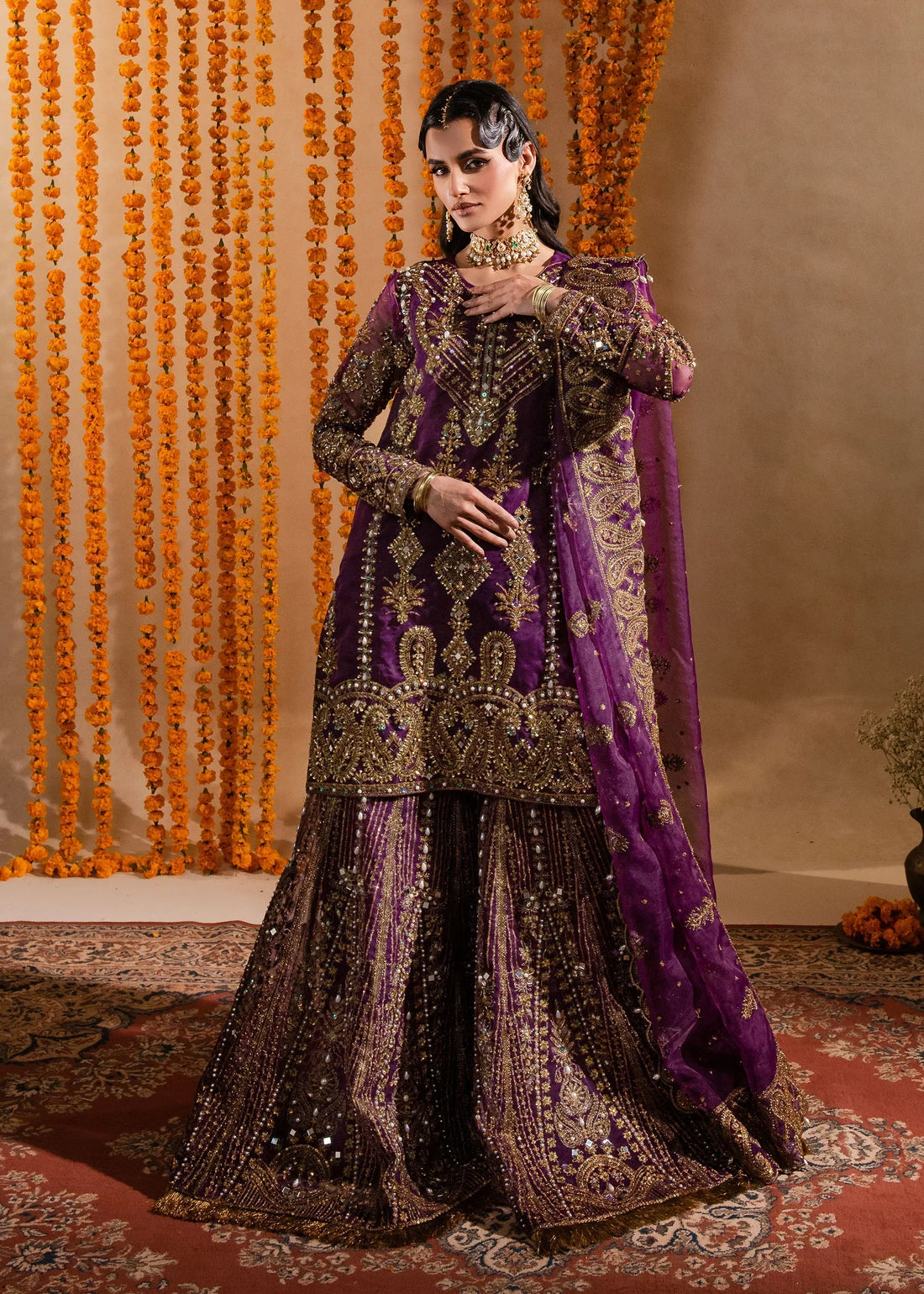 Maria Osama Khan | Sajni Wedding Festive | Yashfa -  Maria Osama Khan Bridal -  Agha Fabrics