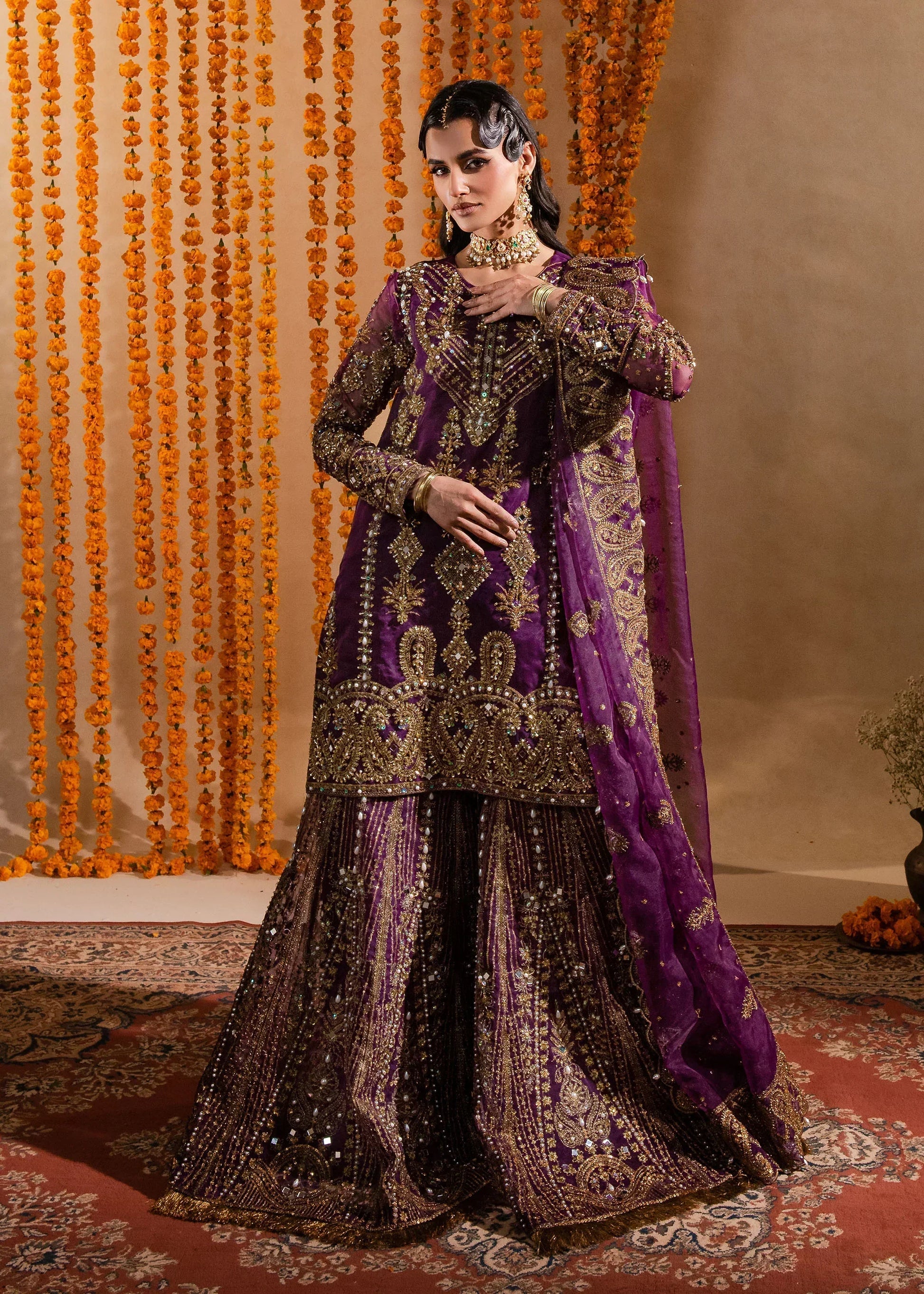 Maria Osama Khan | Sajni Wedding Festive | Yashfa -  Maria Osama Khan Bridal -  Agha Fabrics