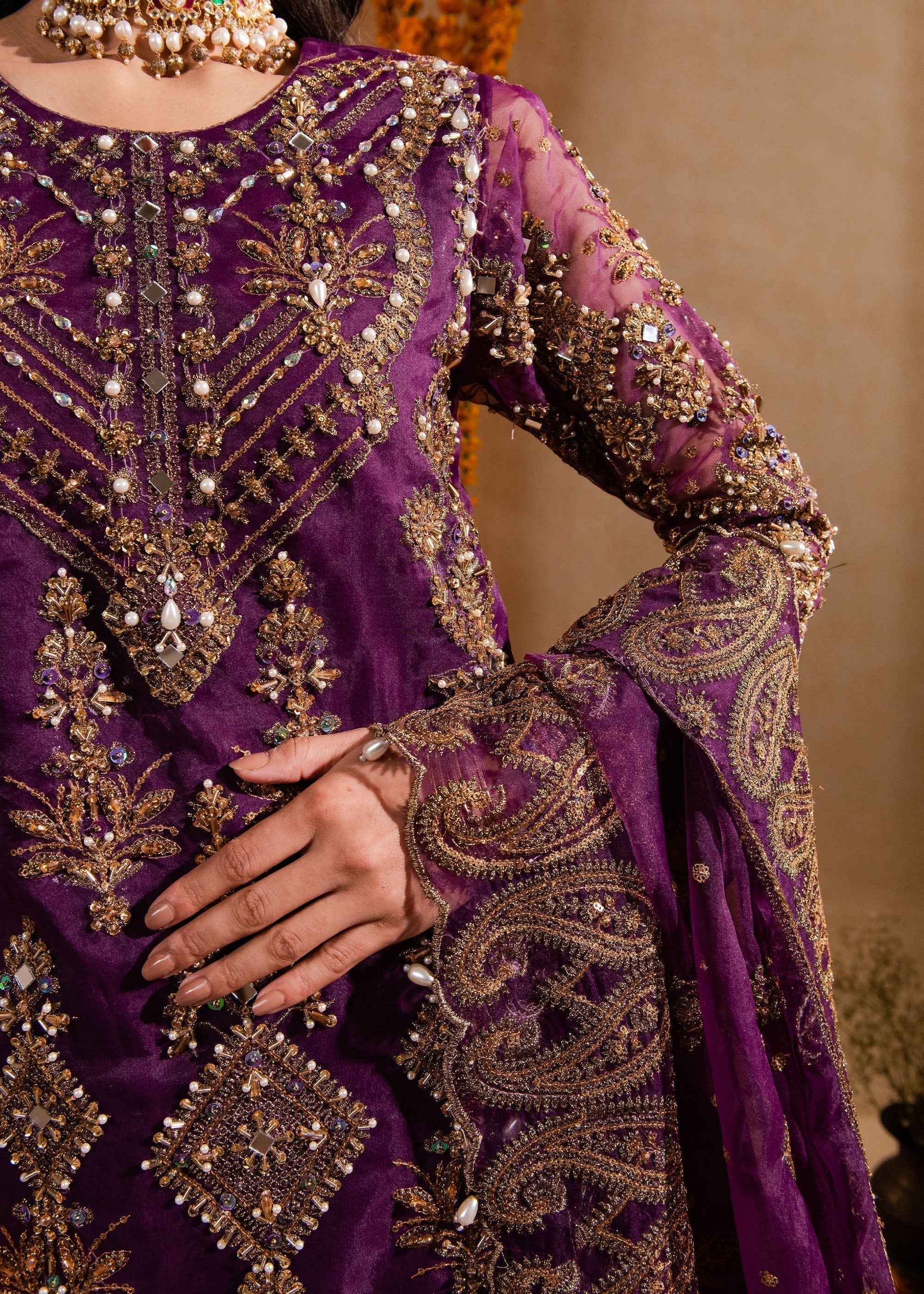Maria Osama Khan | Sajni Wedding Festive | Yashfa -  Maria Osama Khan Bridal -  Agha Fabrics