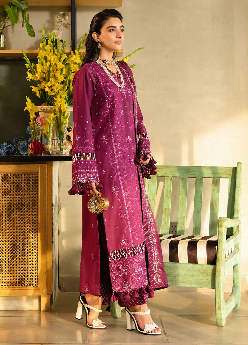Sahane | In Laws in Lawn Eid Edit | CT-21002 Berry