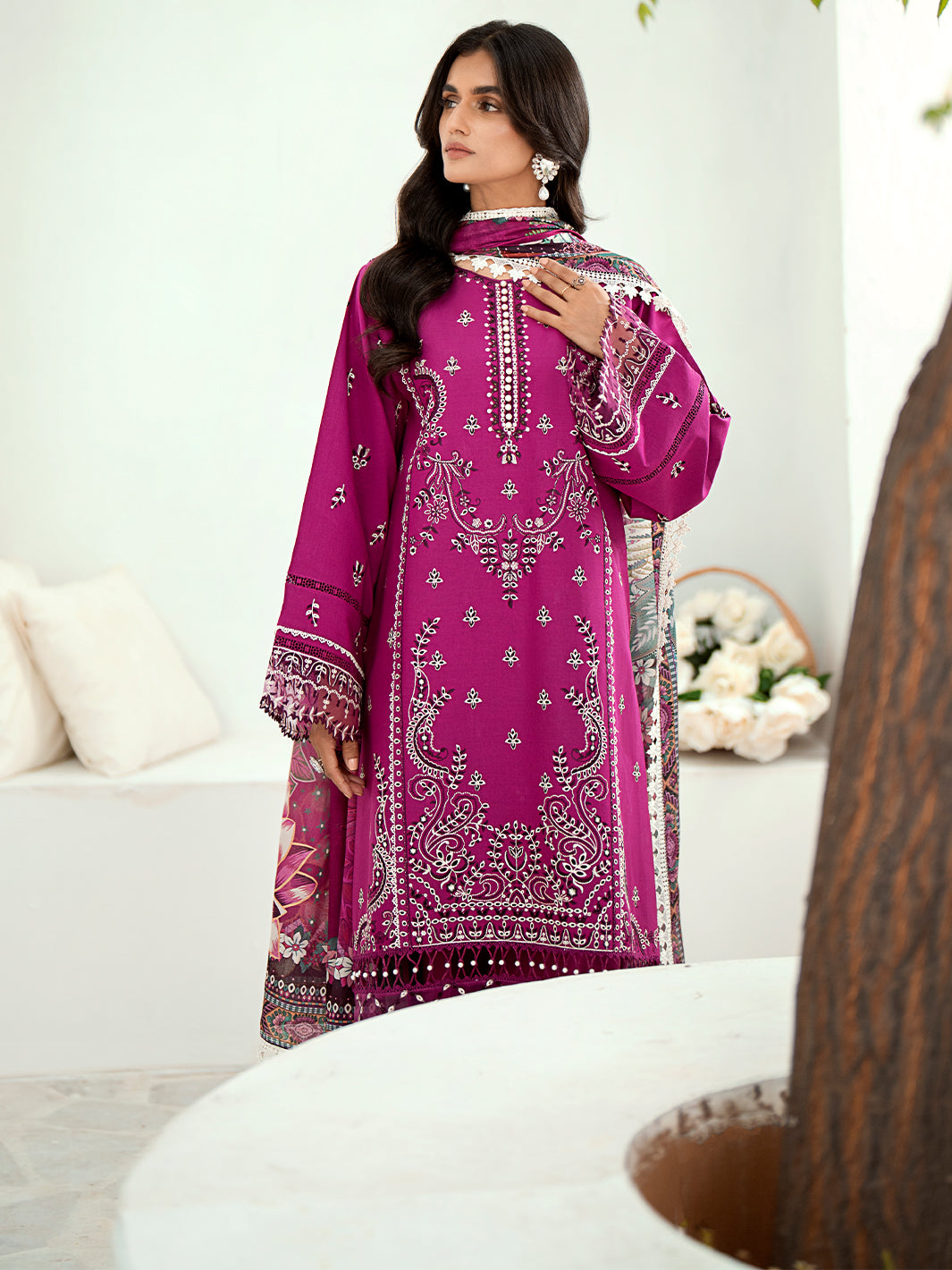 Bin Ilyas | Diara Winter 24 | 302-B - Official Bin Ilyas - Agha Fabrics UK
