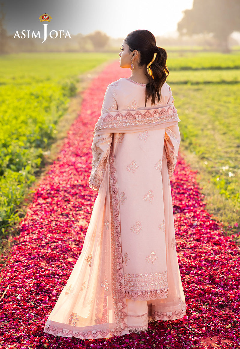 Asim Jofa | Luxury Lawn 25 | AJELL-15 - Official Asim Jofa - Agha Fabrics UK