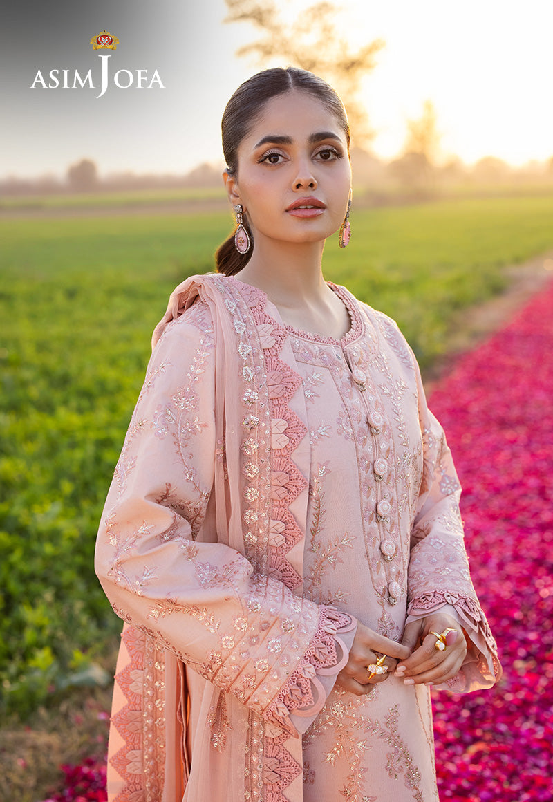 Asim Jofa | Luxury Lawn 25 | AJELL-15 - Official Asim Jofa - Agha Fabrics UK