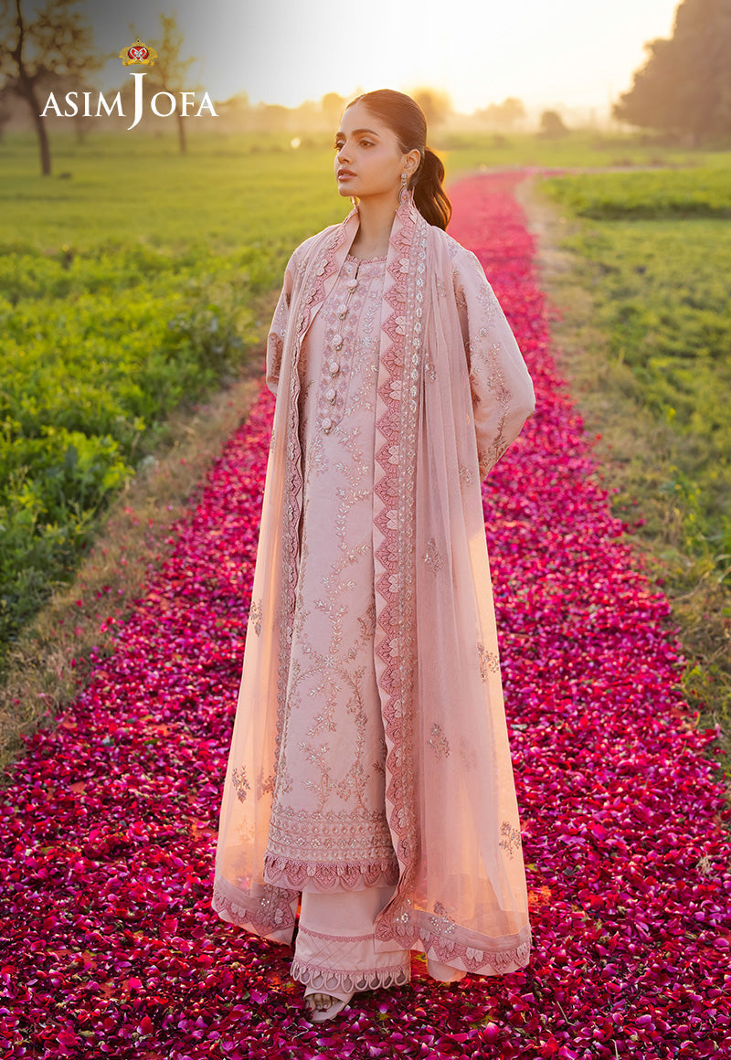 Asim Jofa | Luxury Lawn 25 | AJELL-15 - Official Asim Jofa - Agha Fabrics UK