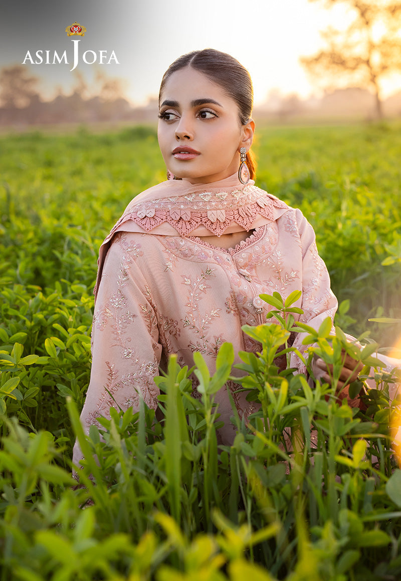 Asim Jofa | Luxury Lawn 25 | AJELL-15 - Official Asim Jofa - Agha Fabrics UK