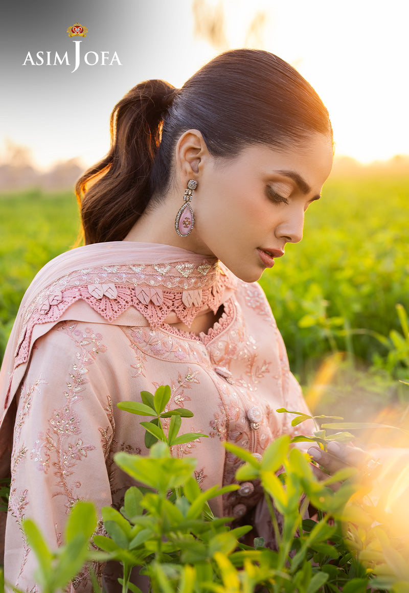 Asim Jofa | Luxury Lawn 25 | AJELL-15 - Official Asim Jofa - Agha Fabrics UK
