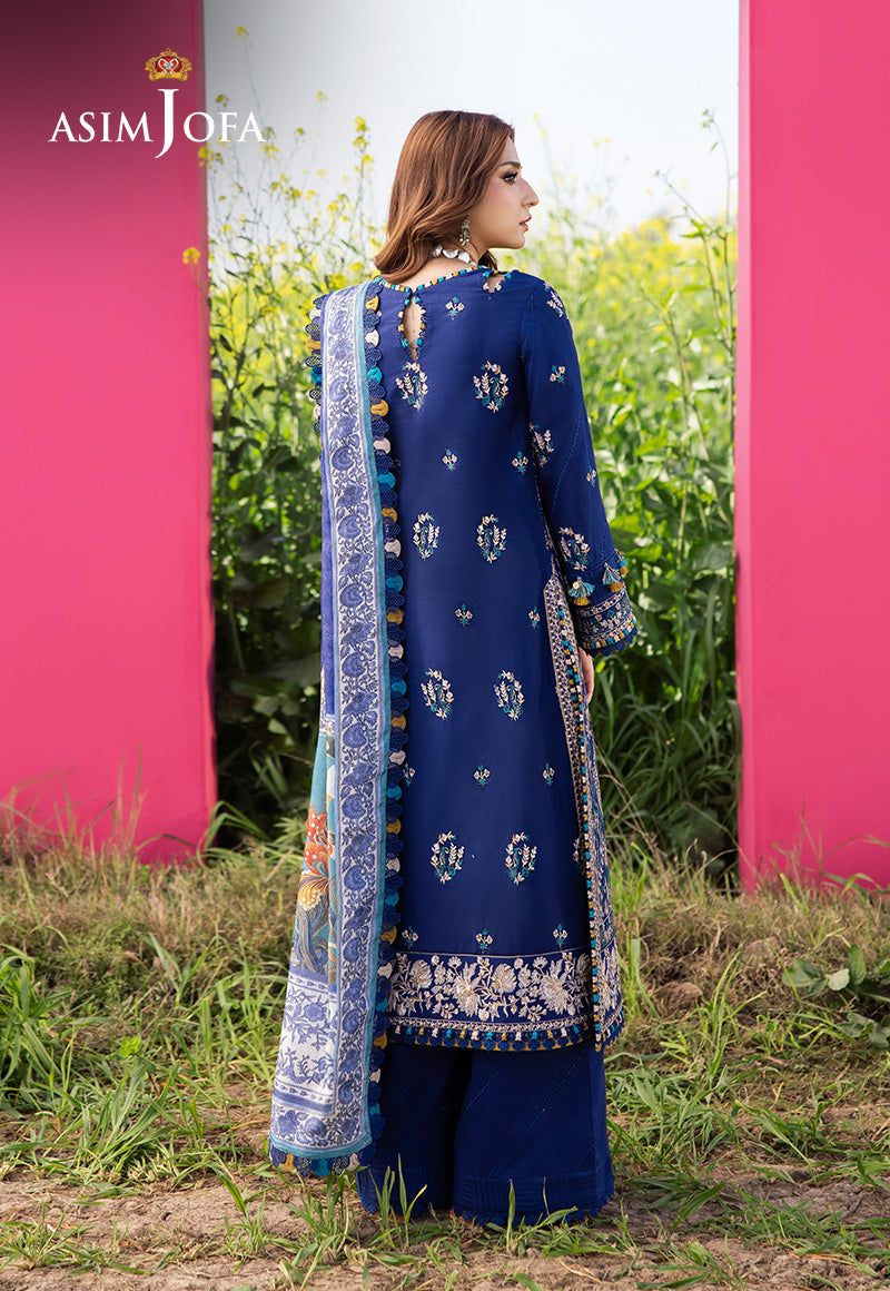 Asim Jofa | Luxury Lawn 25 | AJELL-11 - Official Asim Jofa - Agha Fabrics UK