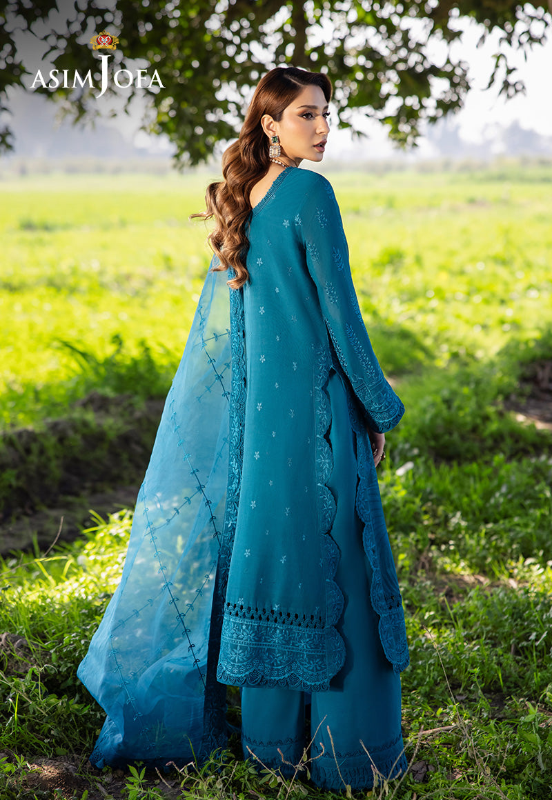 Asim Jofa | Luxury Lawn 25 | AJELL-17 - Official Asim Jofa - Agha Fabrics UK