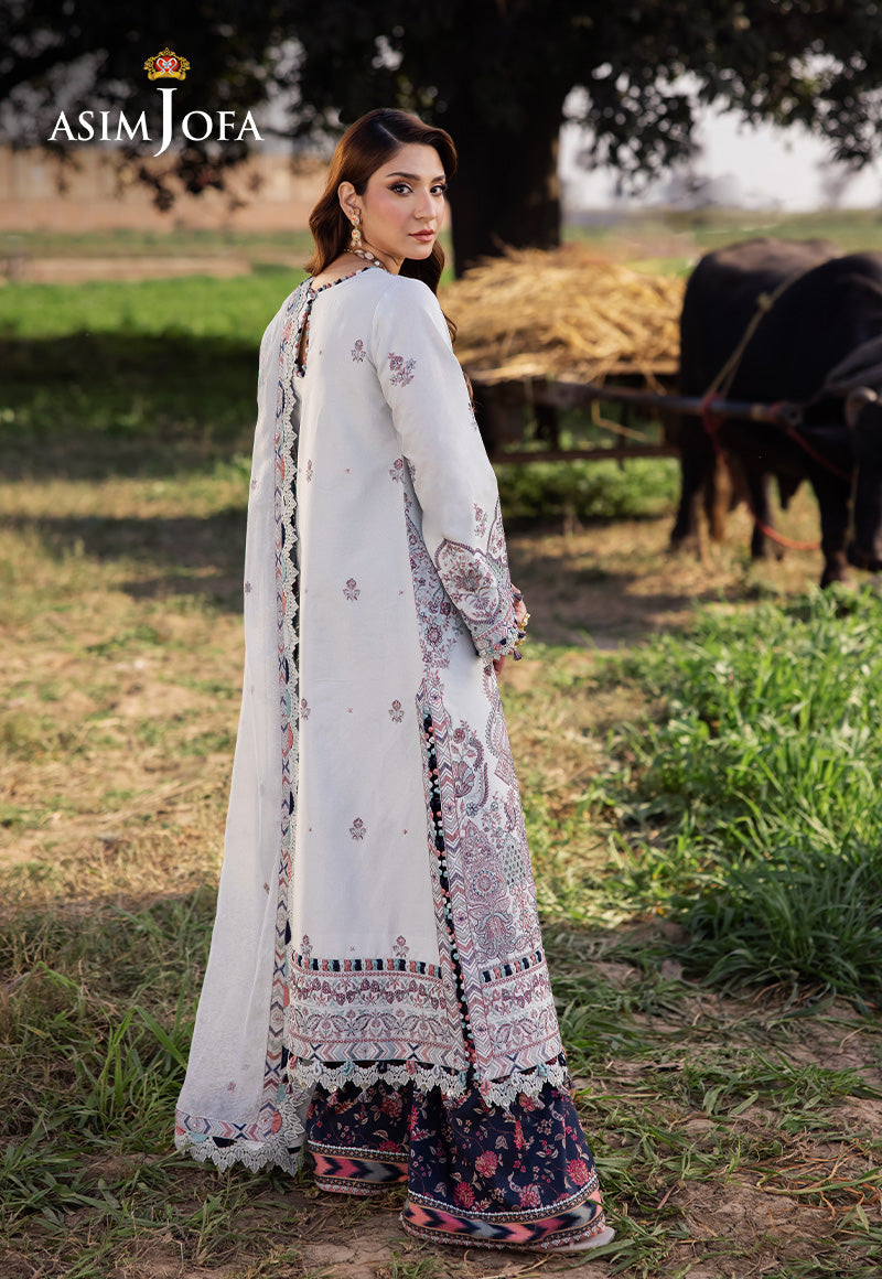 Asim Jofa | Luxury Lawn 25 | AJELL-10 - Official Asim Jofa - Agha Fabrics UK