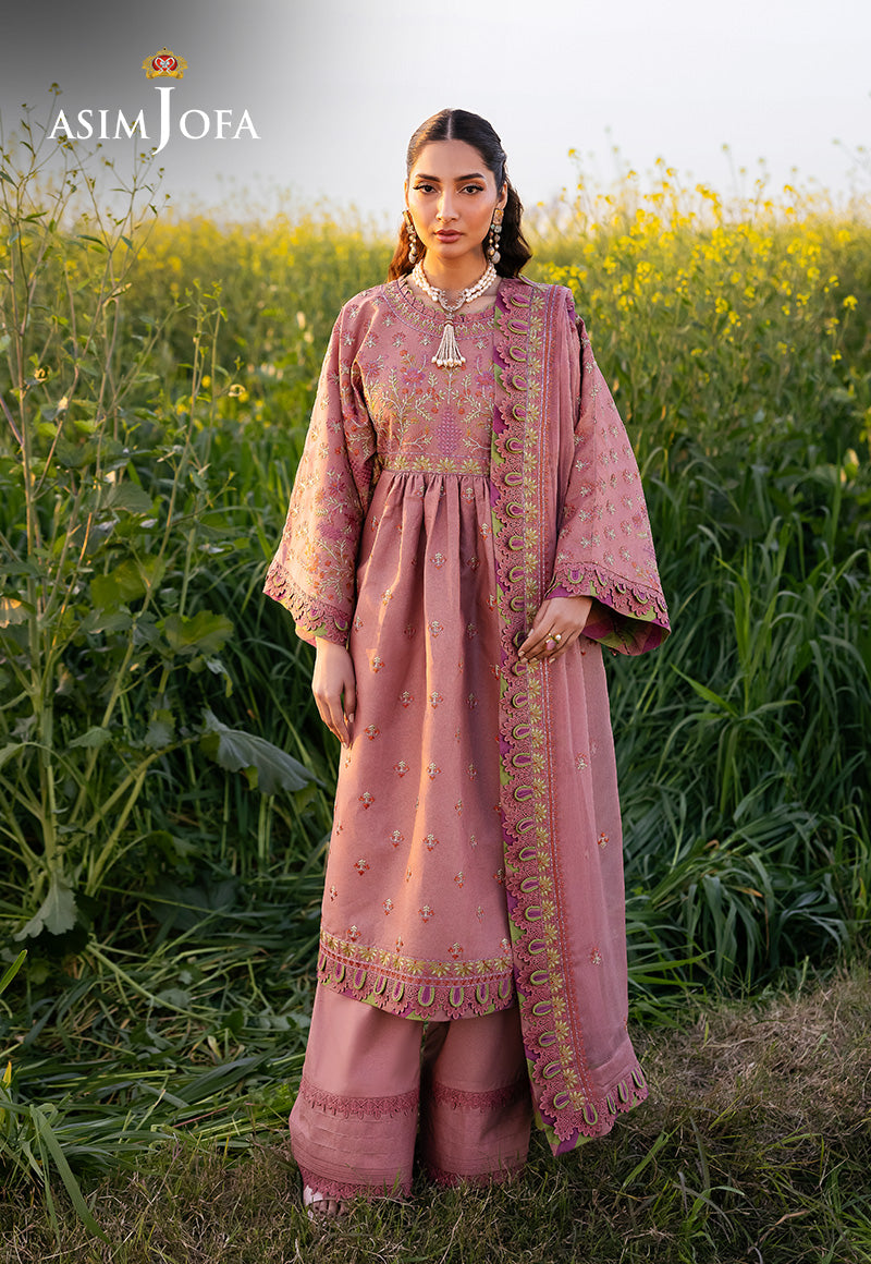 Asim Jofa | Luxury Lawn 25 | AJELL-16 - Official Asim Jofa - Agha Fabrics UK