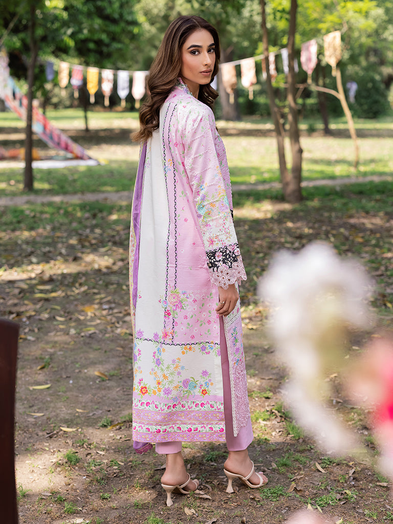 Rajbari | Schiffli Printkari Exclusive | Schiffli Printkari - 01 - Official Rajbari - Agha Fabrics UK