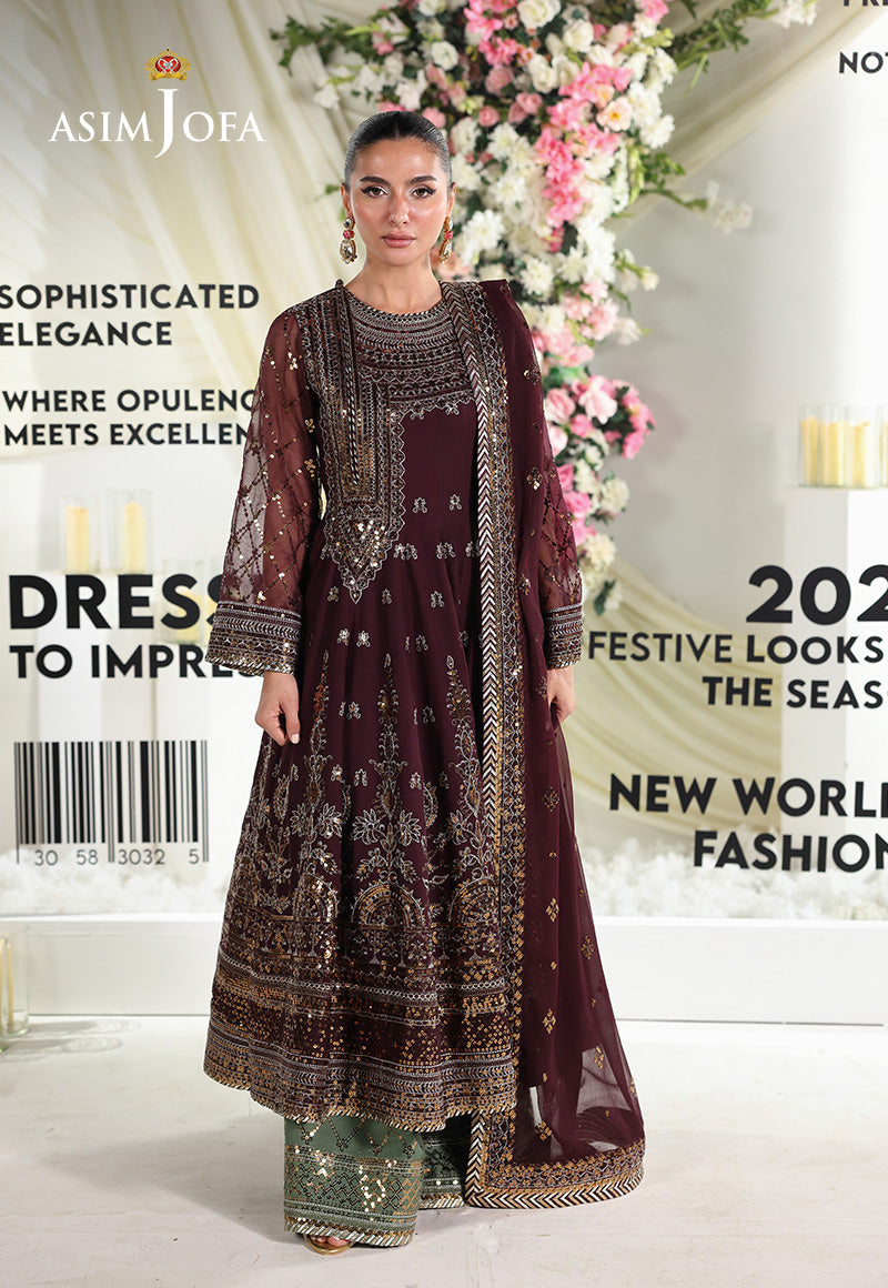 Asim Jofa | En Vogue | AJUEV-09 - Official Asim Jofa - Agha Fabrics UK