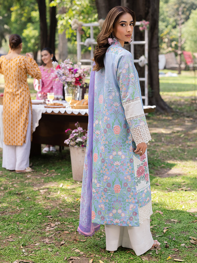 Rajbari | Schiffli Printkari Exclusive | Schiffli Printkari - 04 - Official Rajbari - Agha Fabrics UK