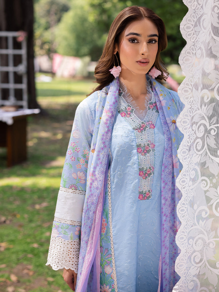 Rajbari | Schiffli Printkari Exclusive | Schiffli Printkari - 04 - Official Rajbari - Agha Fabrics UK
