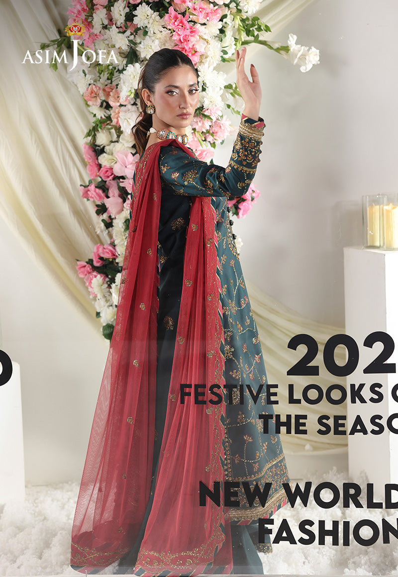 Asim Jofa | En Vogue | AJUEV-12 - Official Asim Jofa - Agha Fabrics UK