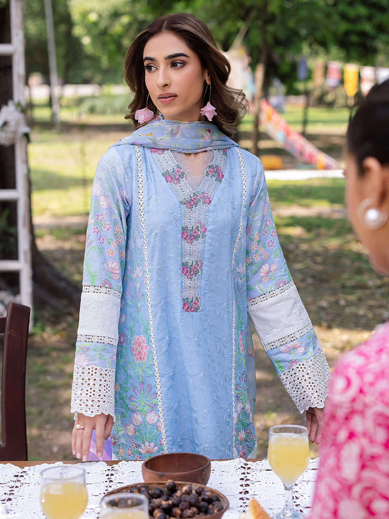 Rajbari | Schiffli Printkari Exclusive | Schiffli Printkari - 04 - Official Rajbari - Agha Fabrics UK