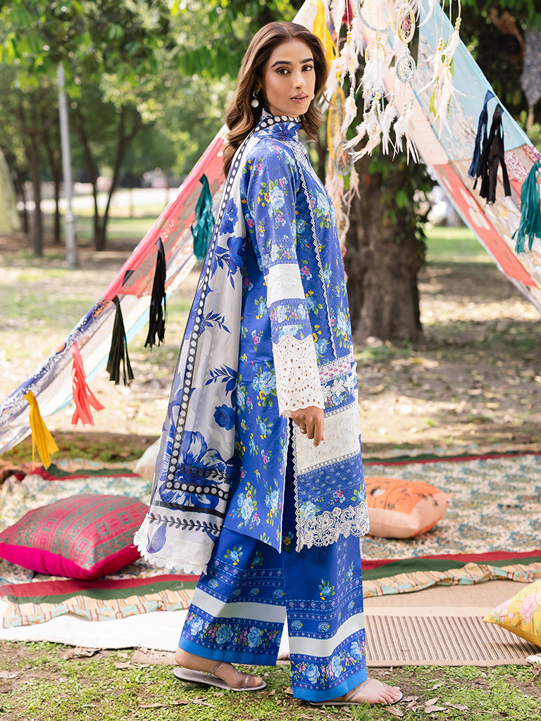 Rajbari | Schiffli Printkari Exclusive | Schiffli Printkari - 06 - Official Rajbari - Agha Fabrics UK