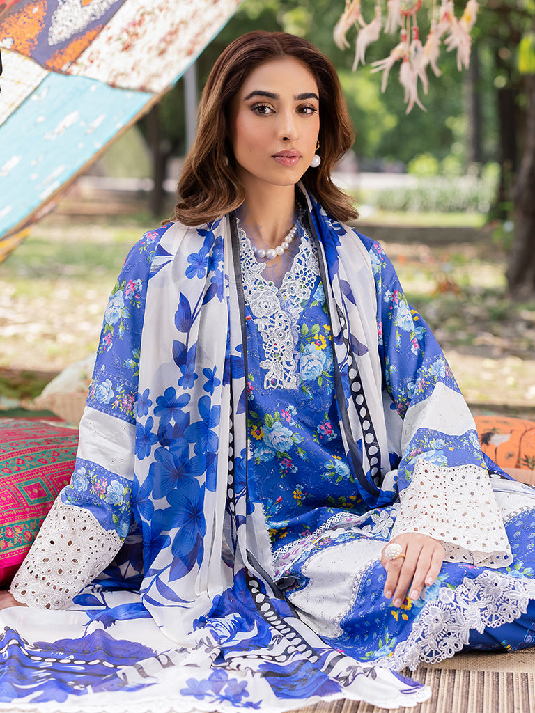 Rajbari | Schiffli Printkari Exclusive | Schiffli Printkari - 06 - Official Rajbari - Agha Fabrics UK