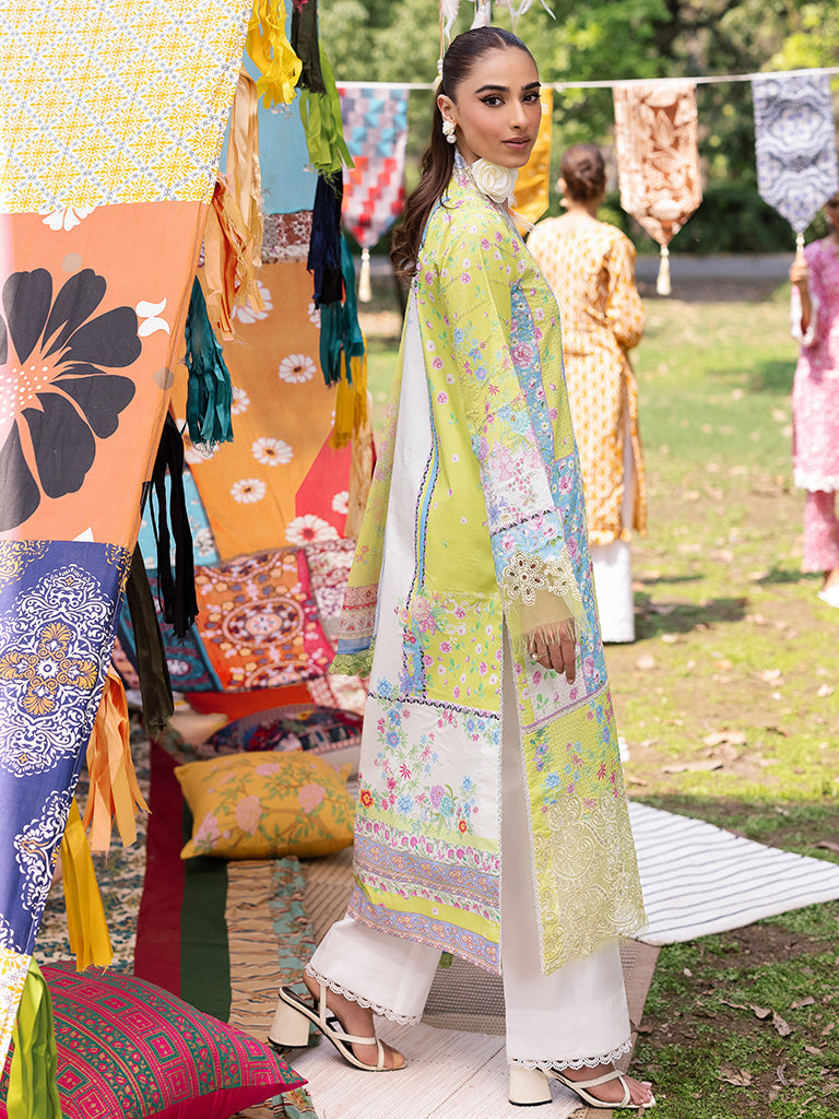 Rajbari | Schiffli Printkari Exclusive | Schiffli Printkari - 09 - Official Rajbari - Agha Fabrics UK