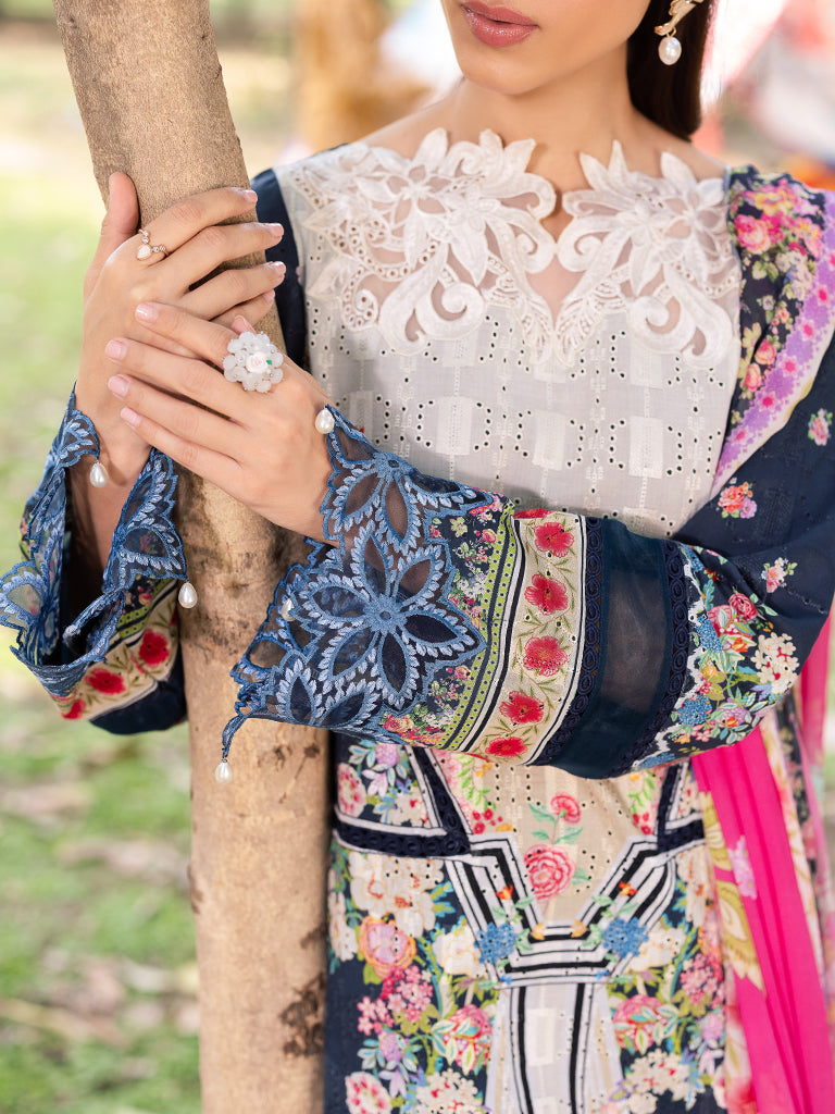 Rajbari | Schiffli Printkari Exclusive | Schiffli Printkari - 12 - Official Rajbari - Agha Fabrics UK