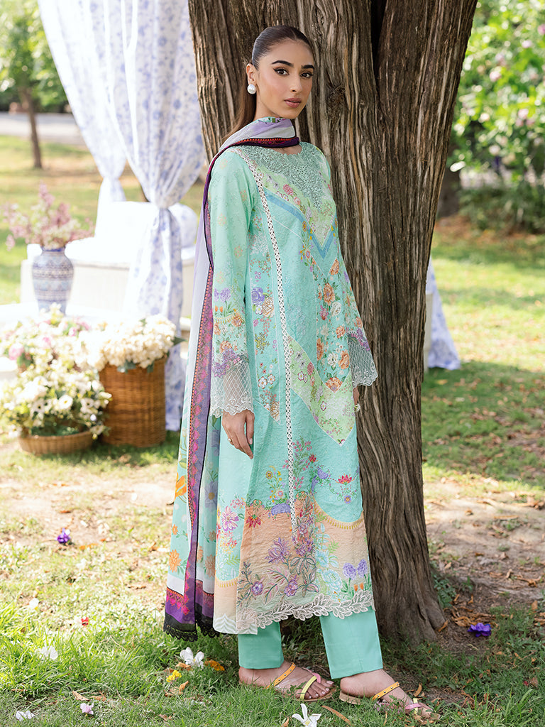 Rajbari | Schiffli Printkari Exclusive | Schiffli Printkari - 05 - Official Rajbari - Agha Fabrics UK