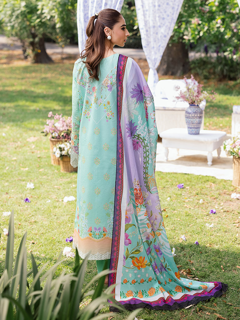 Rajbari | Schiffli Printkari Exclusive | Schiffli Printkari - 05 - Official Rajbari - Agha Fabrics UK