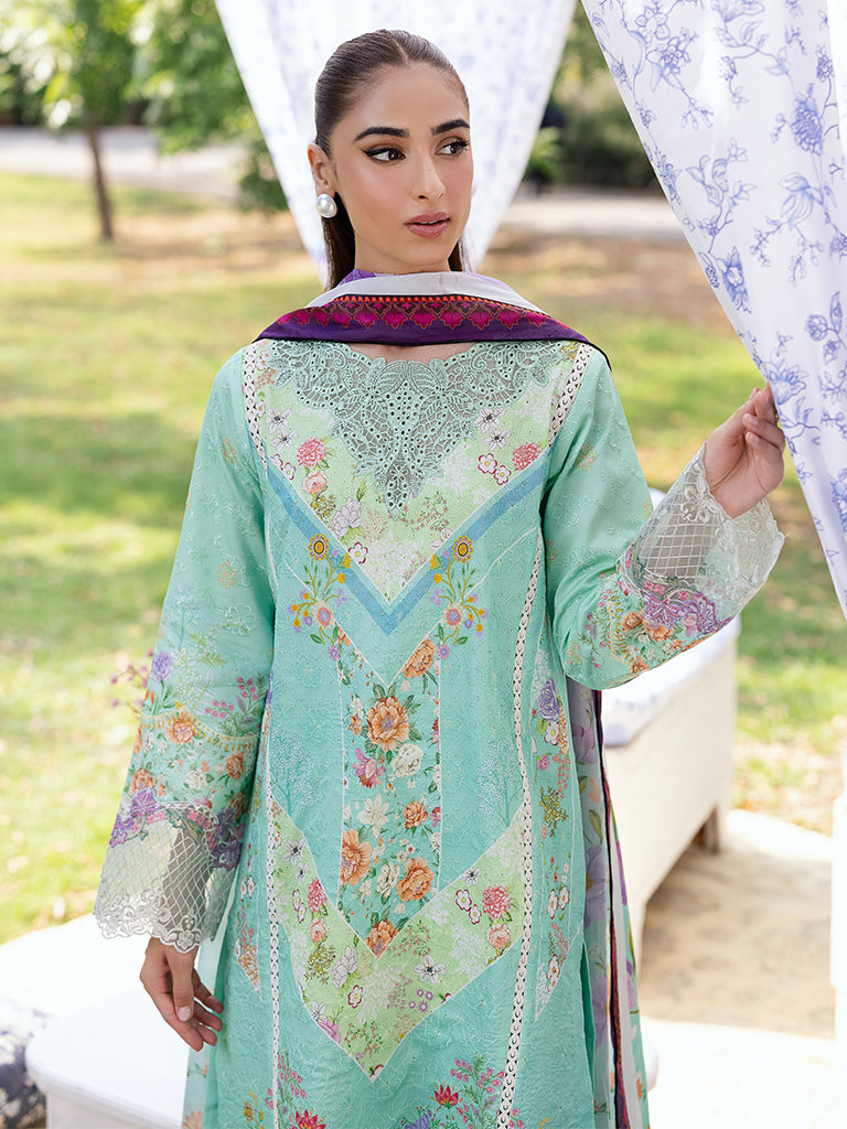 Rajbari | Schiffli Printkari Exclusive | Schiffli Printkari - 05 - Official Rajbari - Agha Fabrics UK