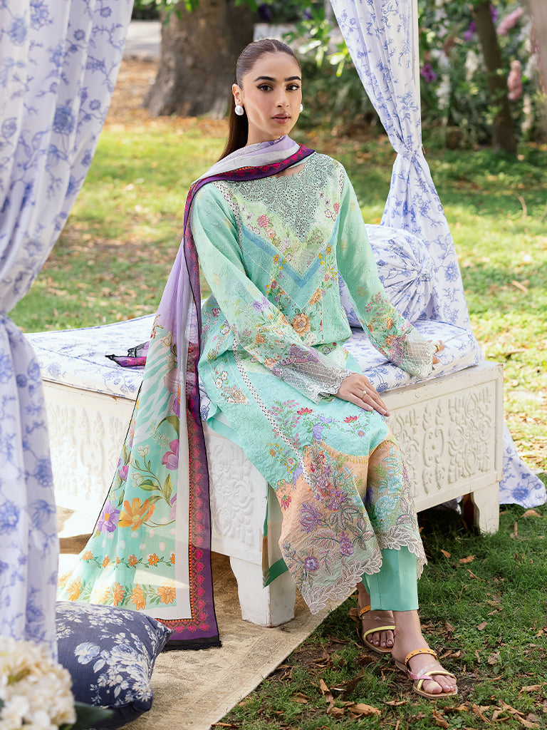 Rajbari | Schiffli Printkari Exclusive | Schiffli Printkari - 05 - Official Rajbari - Agha Fabrics UK