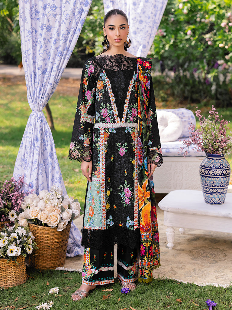 Rajbari | Schiffli Printkari Exclusive | Schiffli Printkari - 03 - Official Rajbari - Agha Fabrics UK