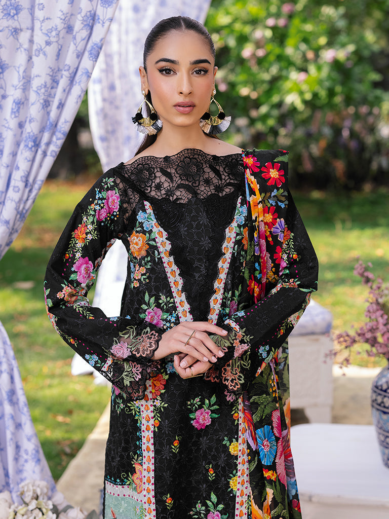 Rajbari | Schiffli Printkari Exclusive | Schiffli Printkari - 03 - Official Rajbari - Agha Fabrics UK